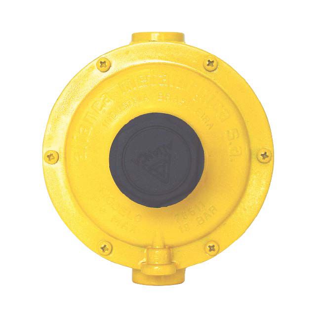 Regulador de Gás Industrial Amarelo 12 kg/h Aliança